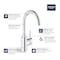 Grohe Single Hole Single-Handle L-Size Bathroom Faucet 1.2 Gpm, Gold 32138GN2 - alternate 2